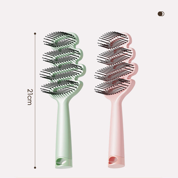 BowLift | Curved hairbrush with ventilation
