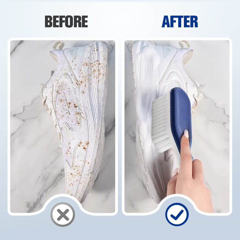 BowLift | Multifunctional shoe brush with long handle
