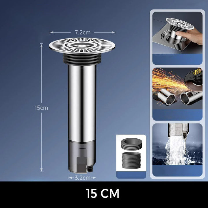 BowLift | Round expanded floor drain for bathroom