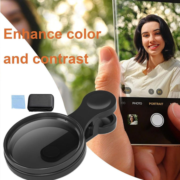 BowLift | Ultrathin circular polarizing filter with clamp