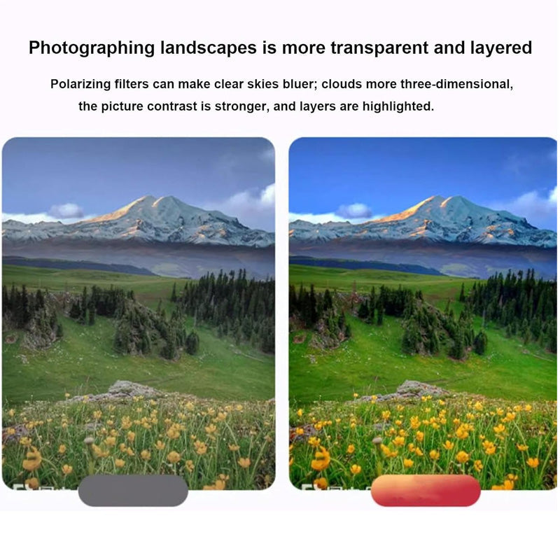 BowLift | Ultrathin circular polarizing filter with clamp