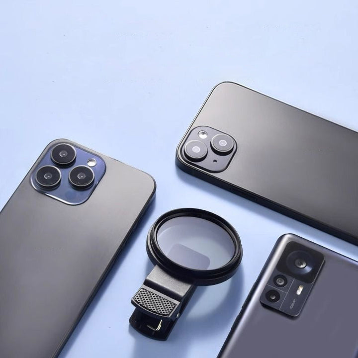 BowLift | Ultrathin circular polarizing filter with clamp