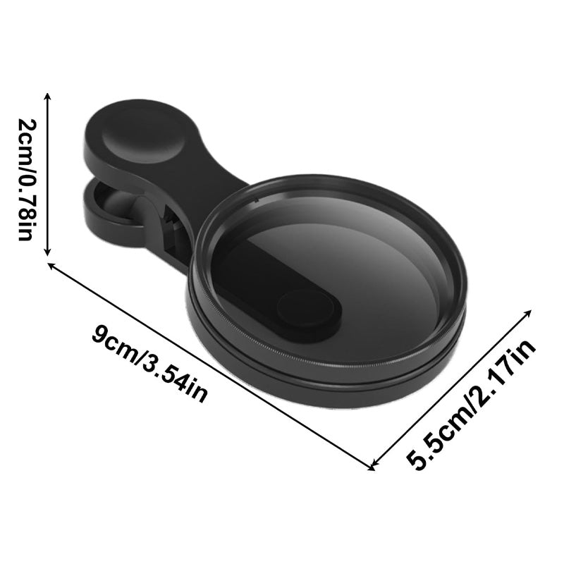 BowLift | Ultrathin circular polarizing filter with clamp