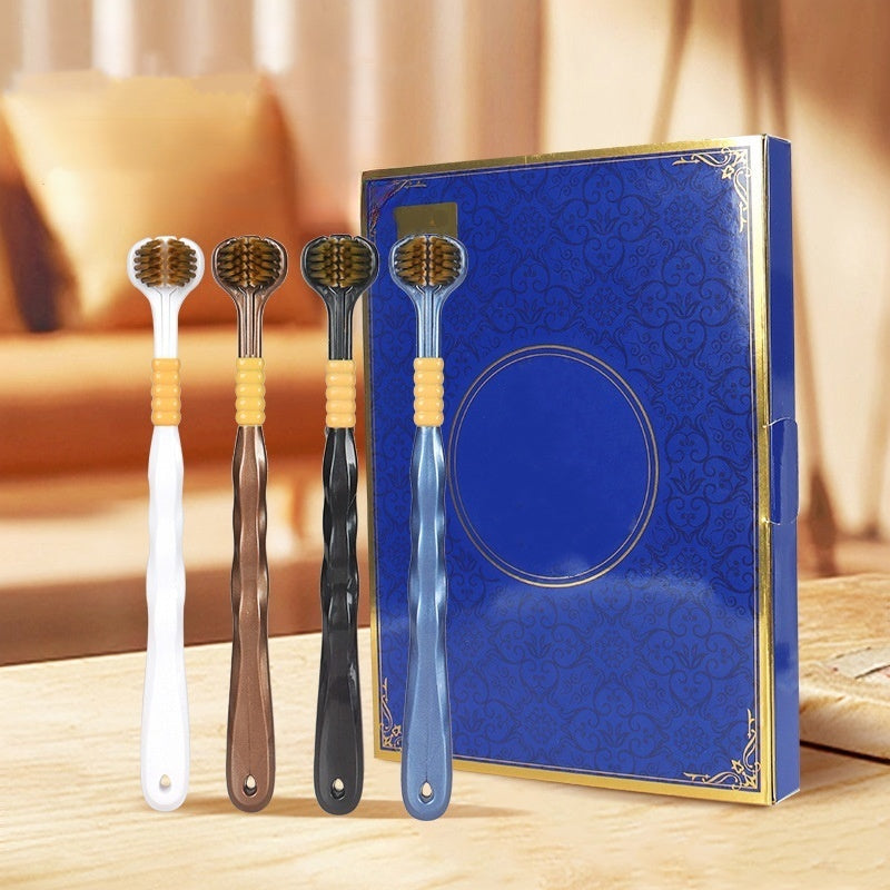 BowLift | Toothbrush with three heads and multiple angles - Ensures your oral safety