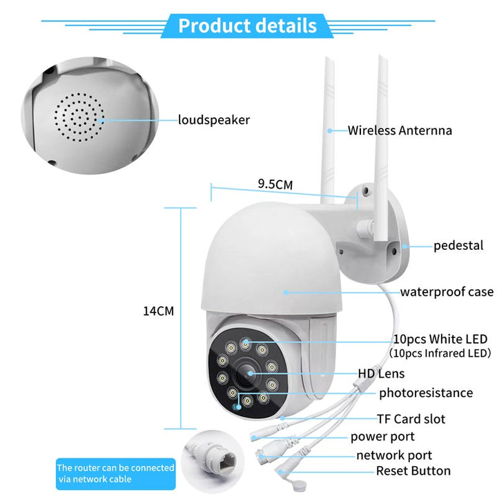 BowLift | Waterproof wireless smart surveillance camera