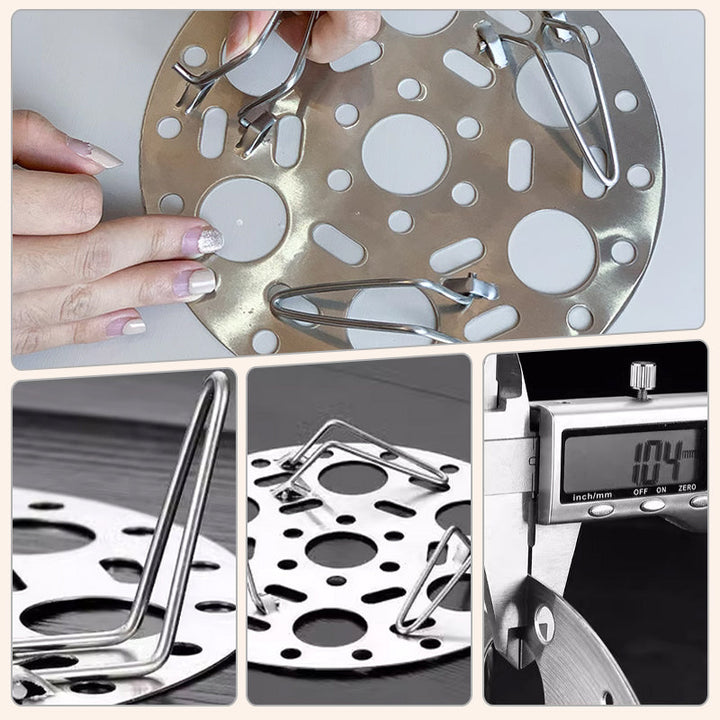 BowLift | Silver-colored steamer rack in stainless steel with support for cooking