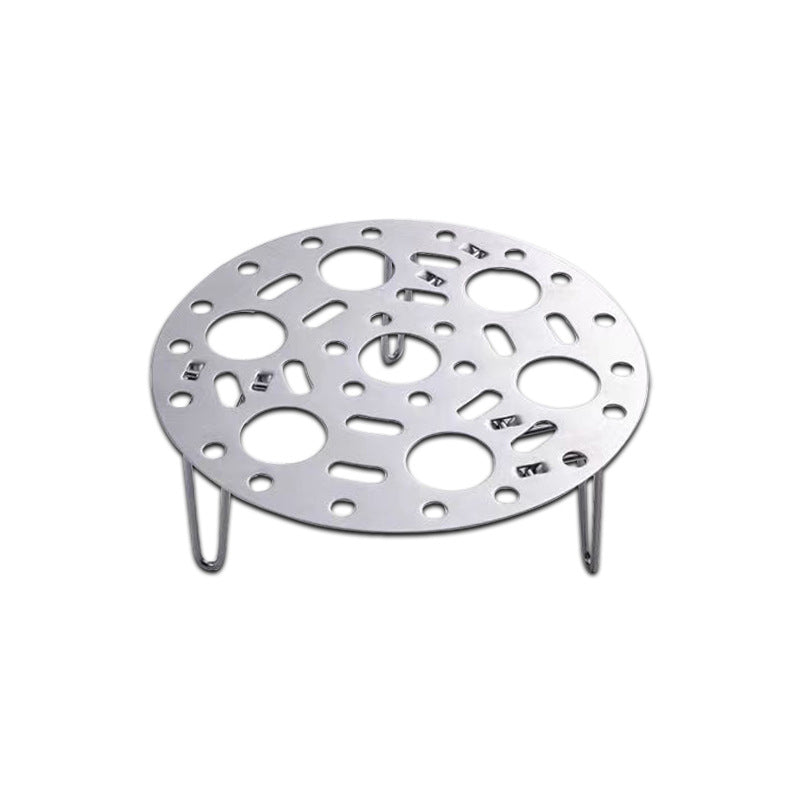 BowLift | Silver-colored steamer rack in stainless steel with support for cooking