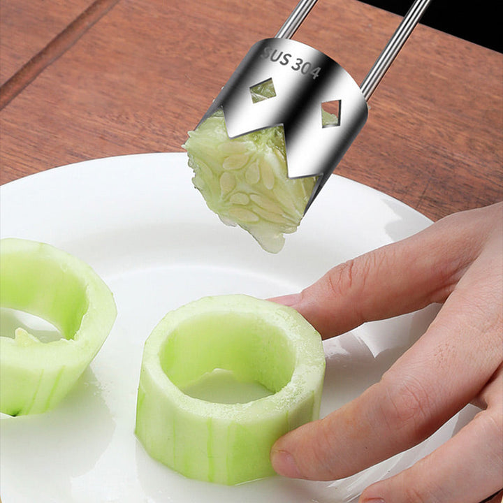 BowLift | Universal fruit core remover in stainless steel