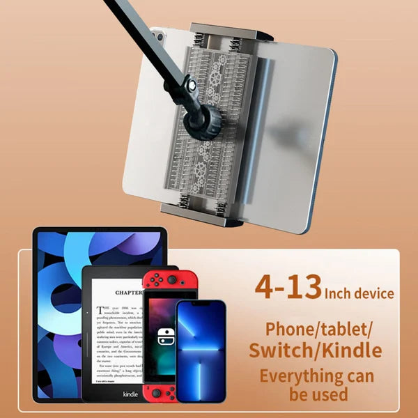 BowLift | Hidden phone holder for bedside table, retractable