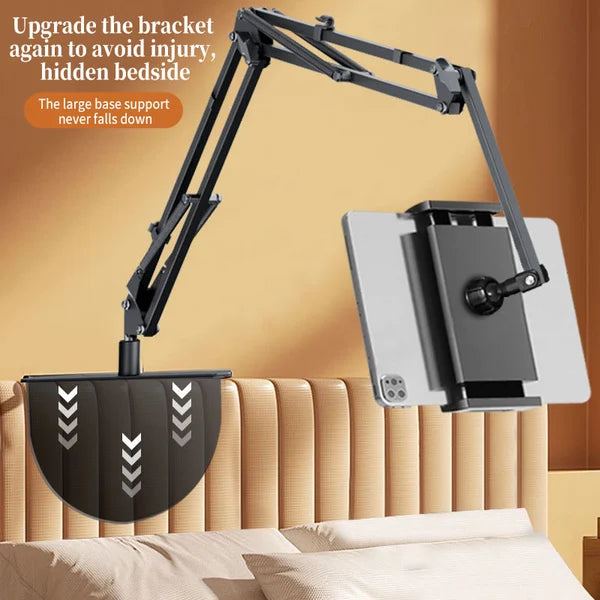 BowLift | Hidden phone holder for bedside table, retractable