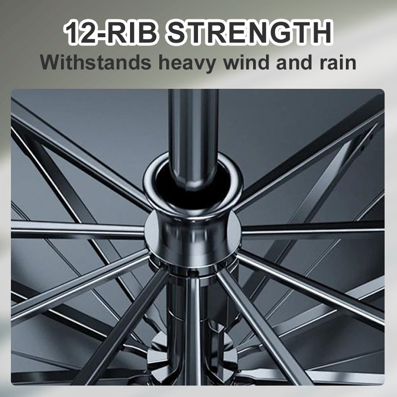 BowLift | Large foldable umbrella with 12 wind-resistant ribs