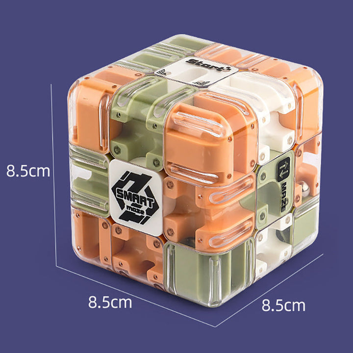 3D labyrinth cube with metal ball | Bowlift