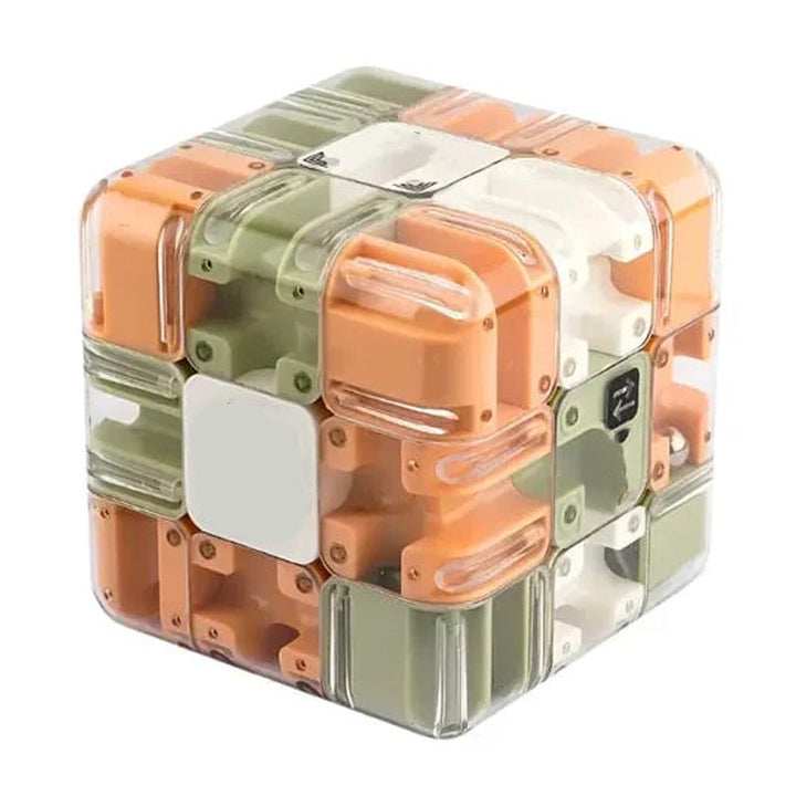3D labyrinth cube with metal ball | Bowlift