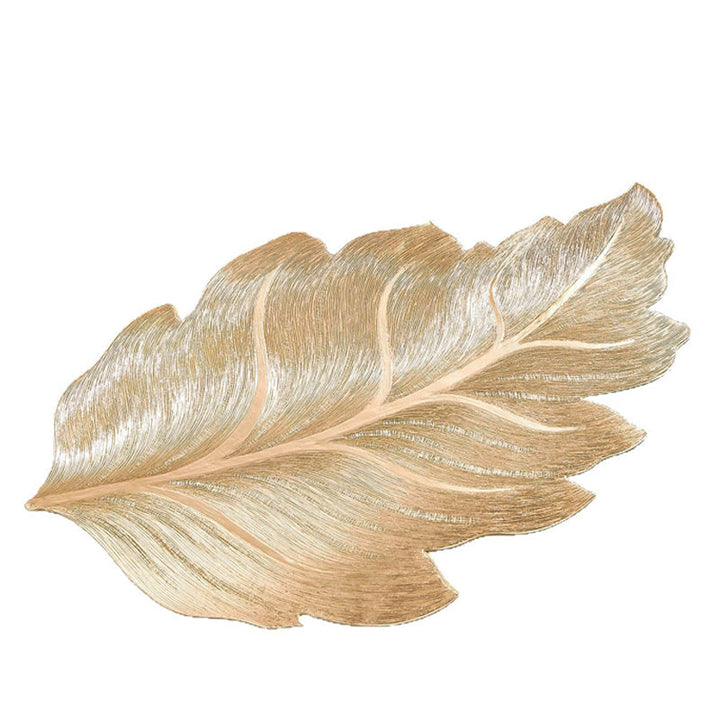 Gold Leaf Luxury Placemat – 3D Elegant Table Mat made of PVC | Bowlift