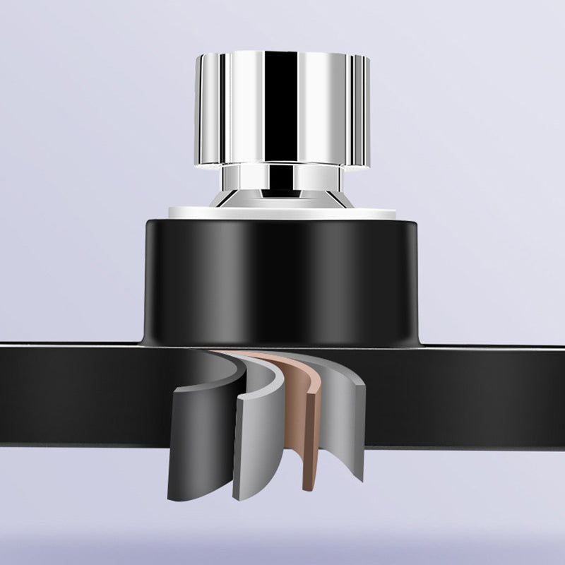 BowLift | 360° adjustable square shower head