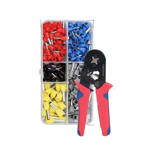 End sleeves crimping tool set with cable lugs | Bowlift