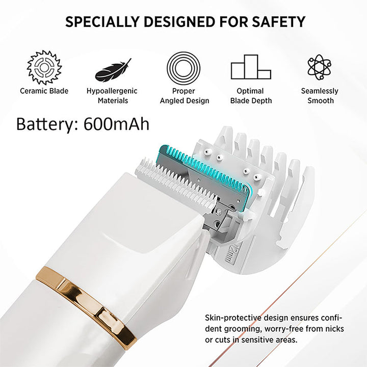 3-in-1 Electric Beard Trimmer with Charging Station | Bowlift
