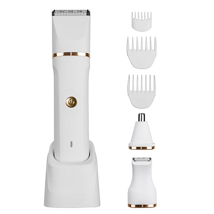 3-in-1 Electric Beard Trimmer with Charging Station | Bowlift