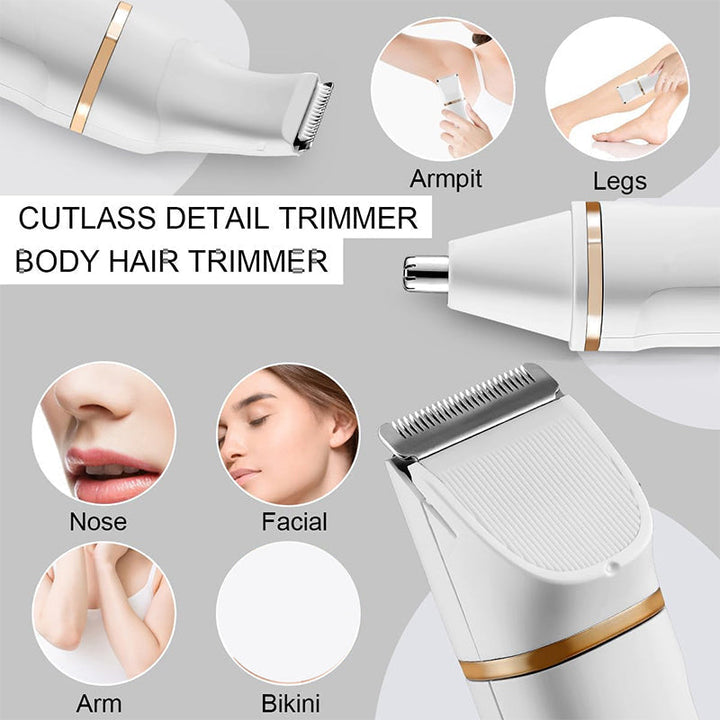 3-in-1 Electric Beard Trimmer with Charging Station | Bowlift