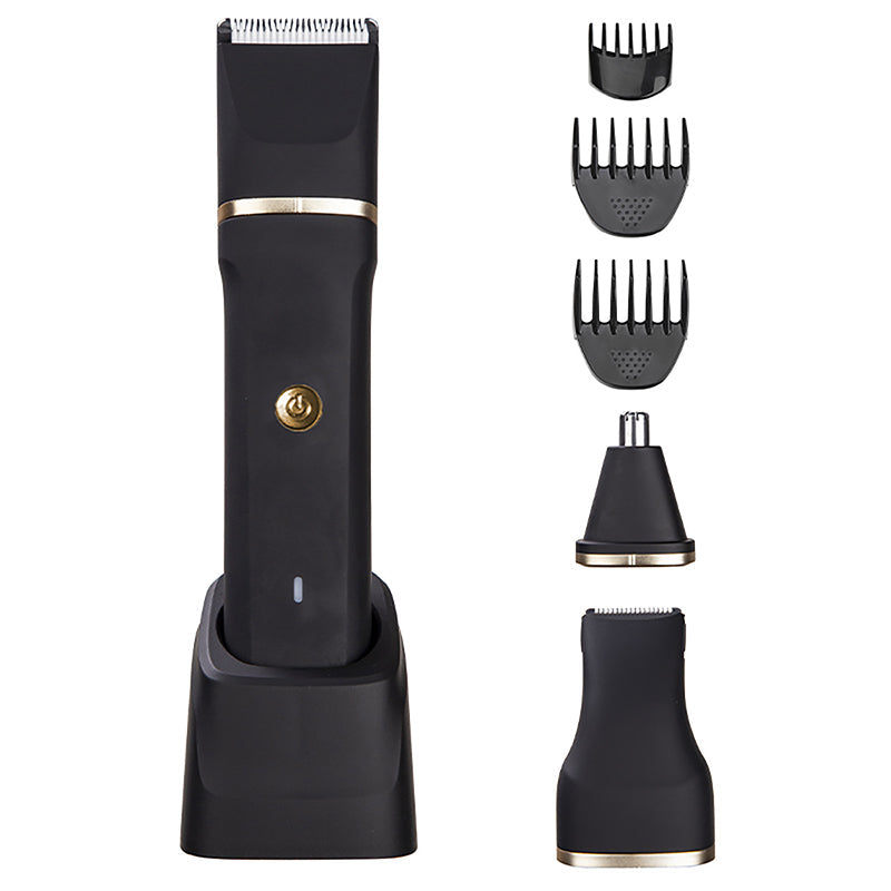 3-in-1 Electric Beard Trimmer with Charging Station | Bowlift