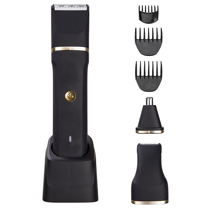 3-in-1 Electric Beard Trimmer with Charging Station | Bowlift