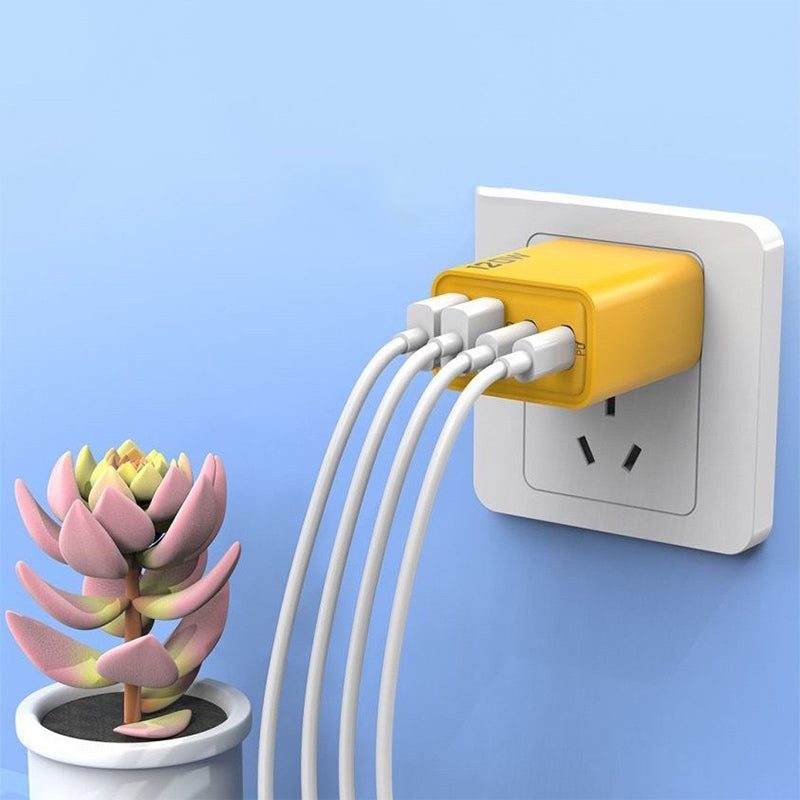 120W USB fast charger with 4 ports | Bowlift
