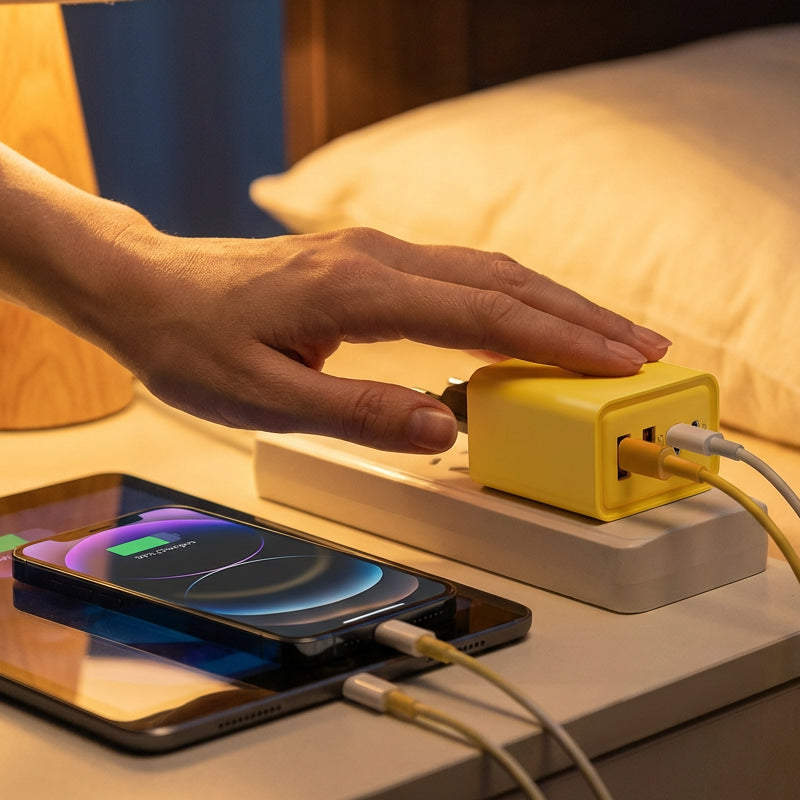 120W USB fast charger with 4 ports | Bowlift