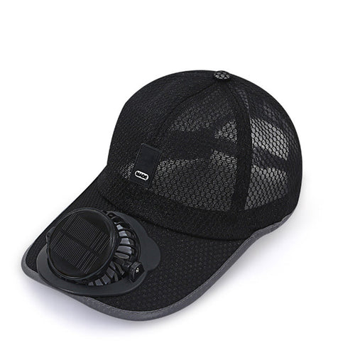 Breathable Sun Hat Baseball Cap with Built-in Solar Cooling Fan | Bowlift