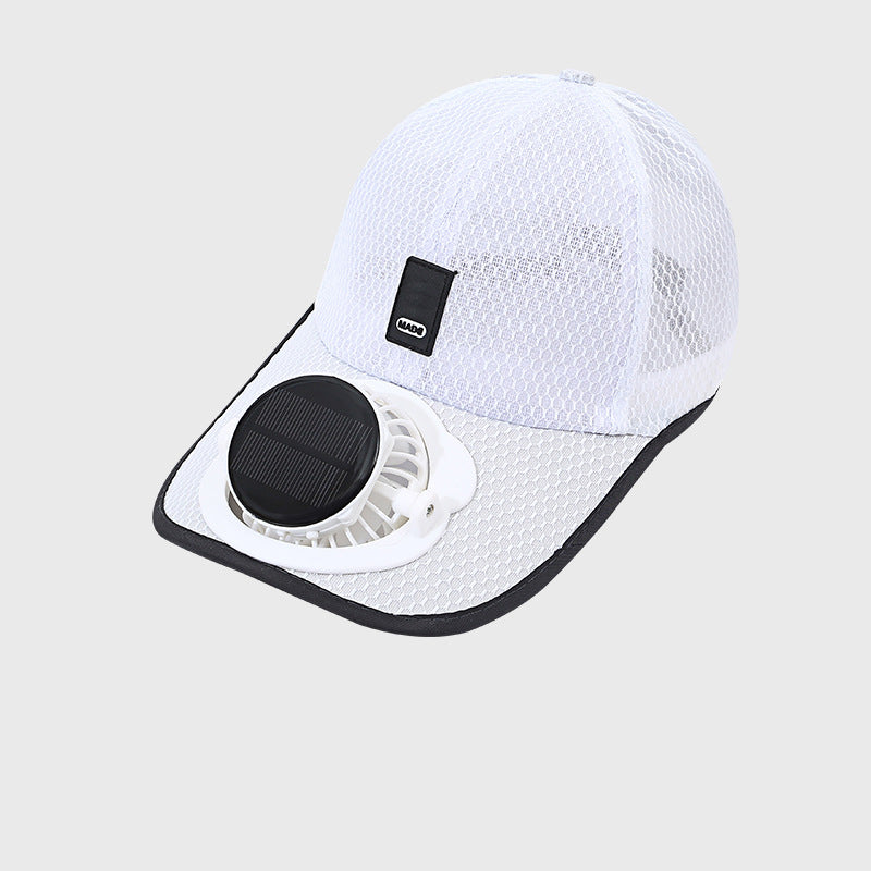 Breathable Sun Hat Baseball Cap with Built-in Solar Cooling Fan | Bowlift
