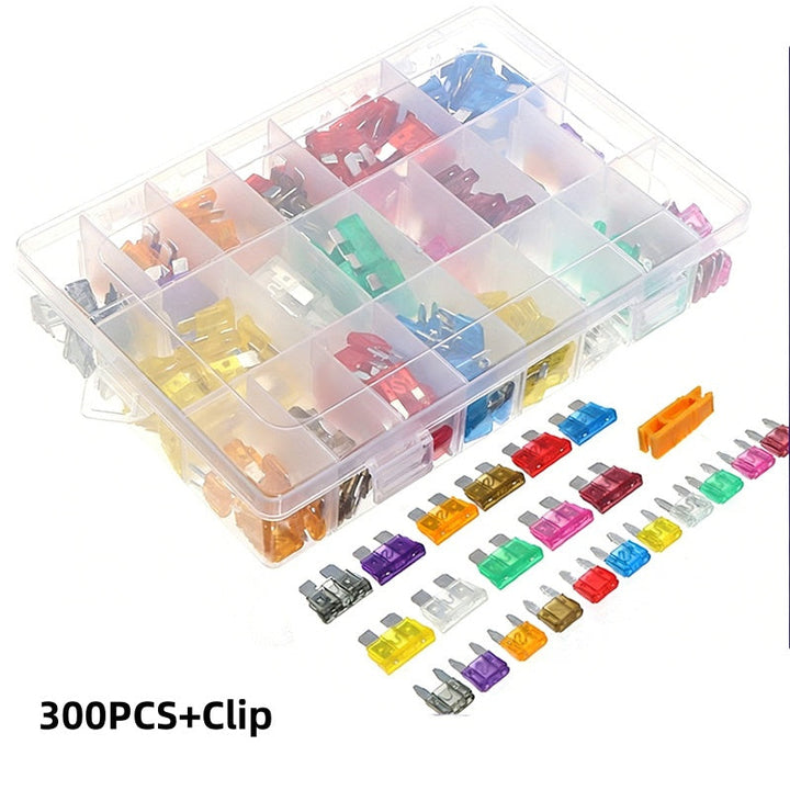 Automotive fuse assortment 300 pieces with fuse puller | Bowlift
