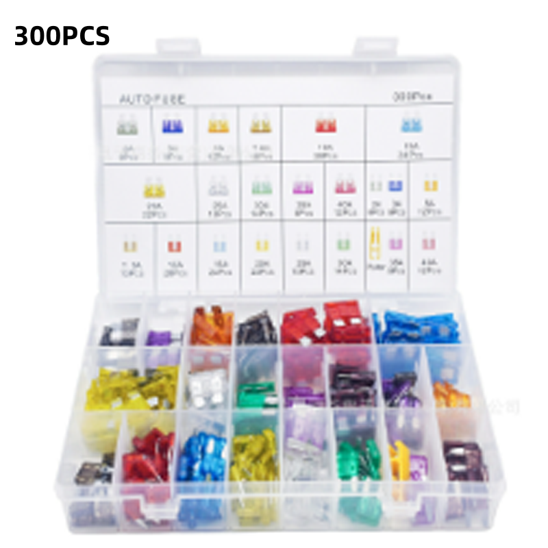Automotive fuse assortment 300 pieces with fuse puller | Bowlift
