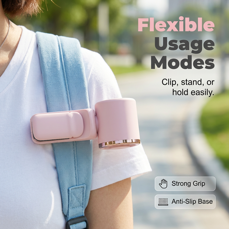 Portable Clip-On Fan with LED Display | Bowlift