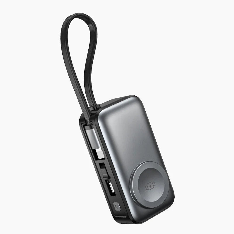 Magnetic 3-in-1 Powerbank with wireless charging | Bowlift