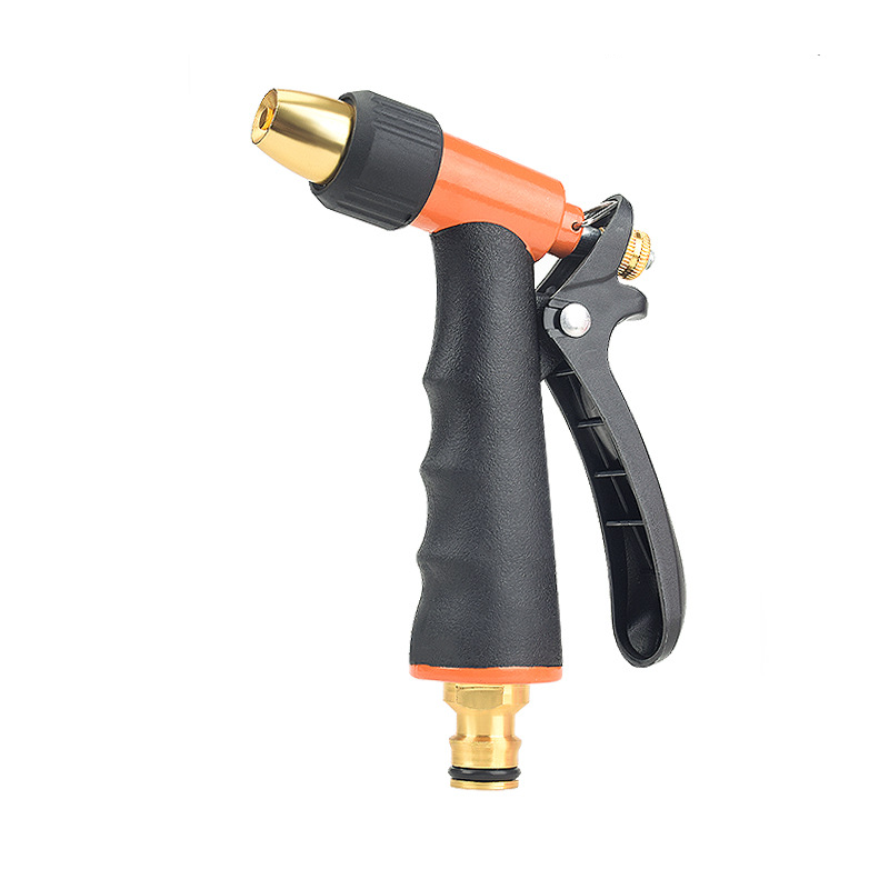 High-pressure garden hose nozzle made of metal | Bowlift