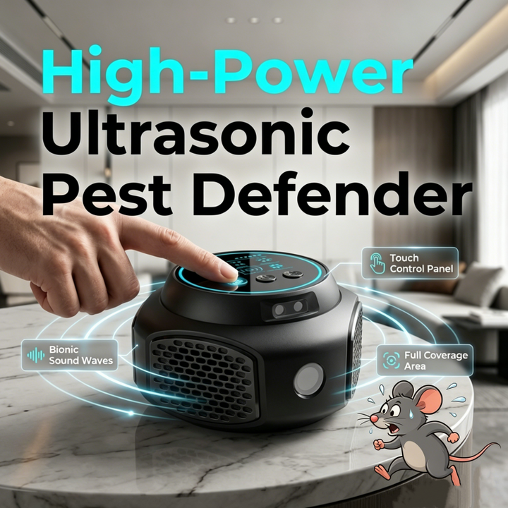 Ultrasonic Pest Repeller with Touch Display | Bowlift