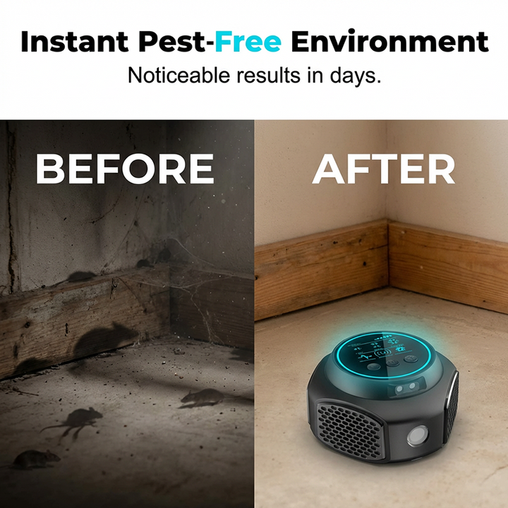 Ultrasonic Pest Repeller with Touch Display | Bowlift