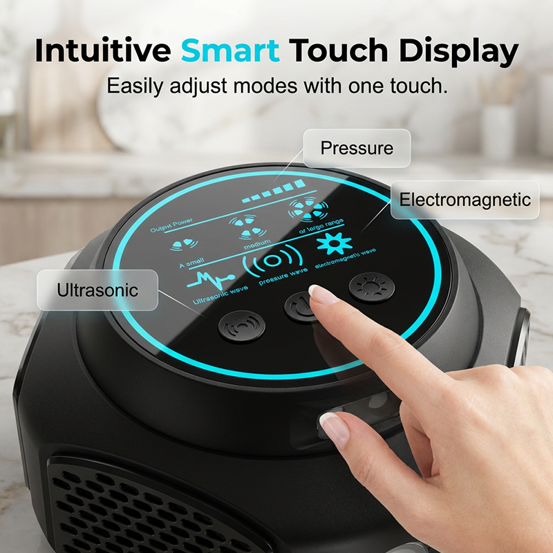 Ultrasonic Pest Repeller with Touch Display | Bowlift