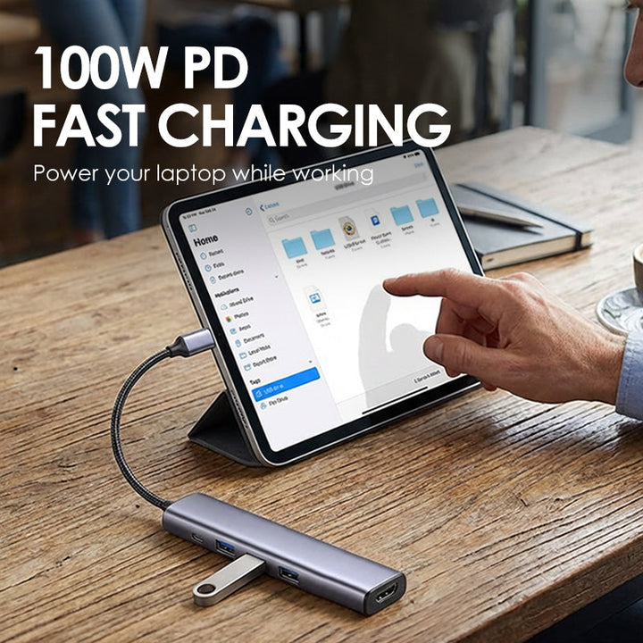 5-in-1 USB-C Hub with 4K HDMI output | Bowlift