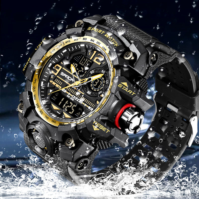 Men's multifunctional watch with luminous display & water protection | Bowlift