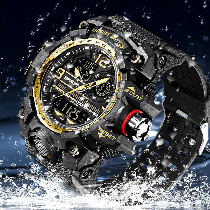 Men's multifunctional watch with luminous display & water protection | Bowlift