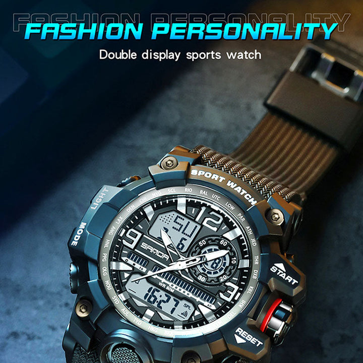 Men's multifunctional watch with luminous display & water protection | Bowlift