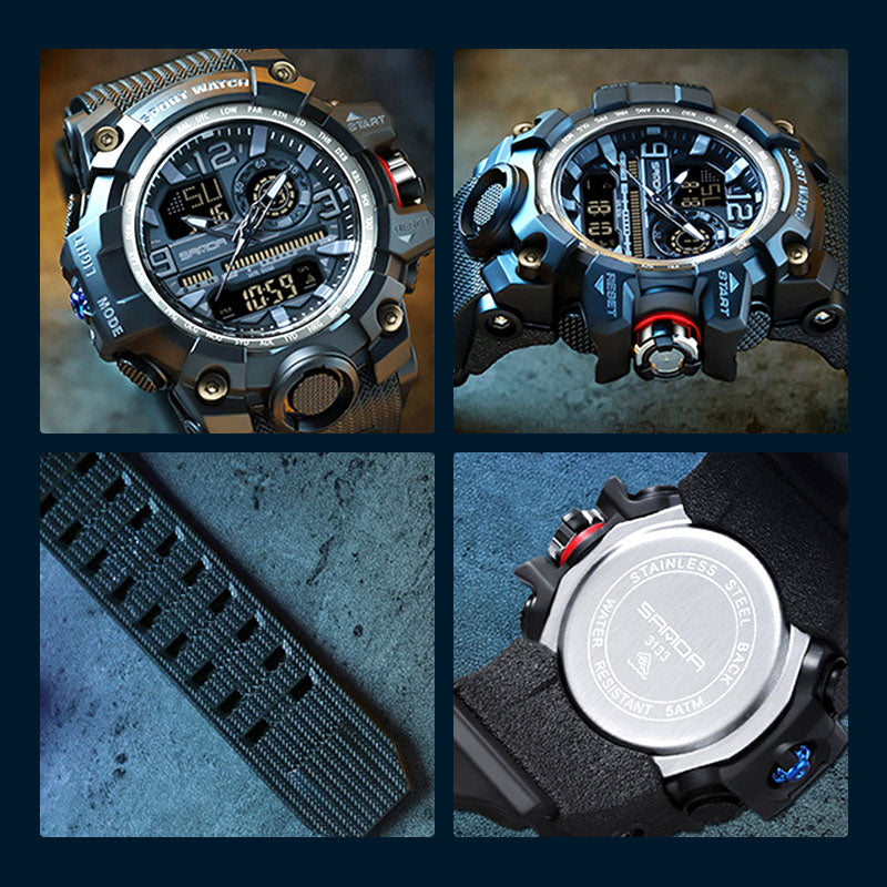 Men's multifunctional watch with luminous display & water protection | Bowlift