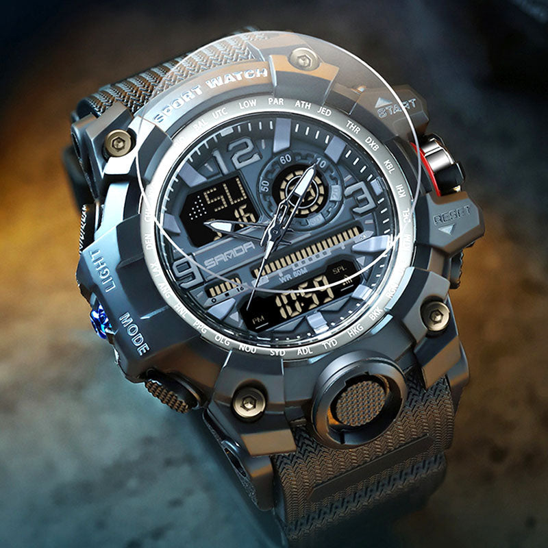 Men's multifunctional watch with luminous display & water protection | Bowlift