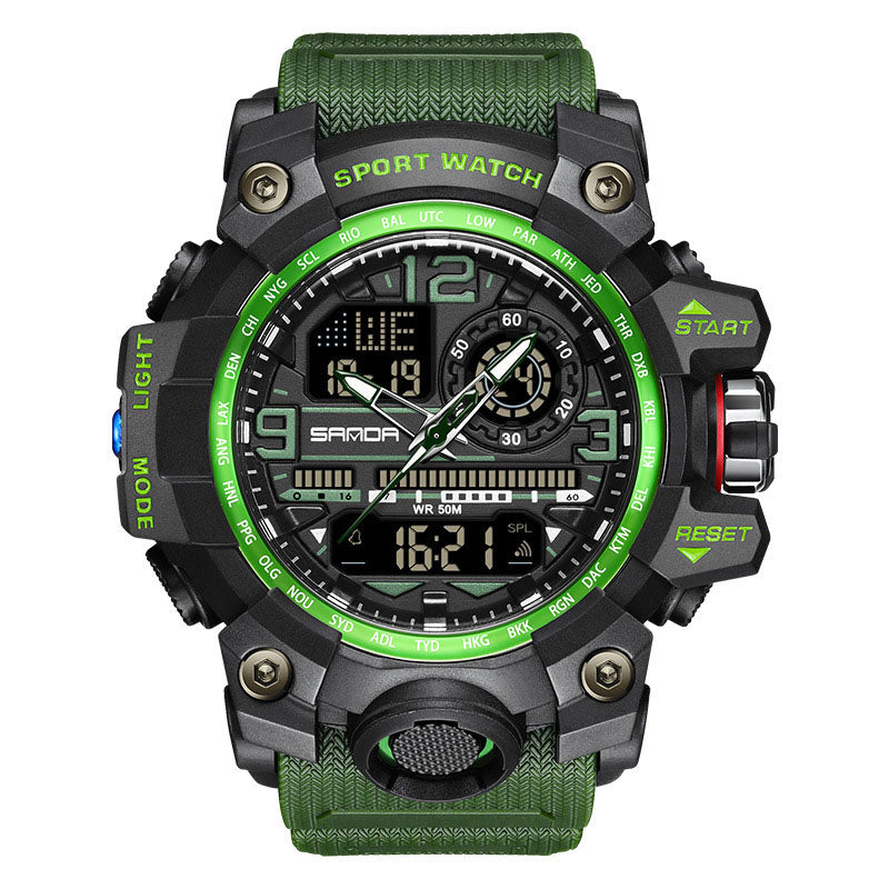Men's multifunctional watch with luminous display & water protection | Bowlift