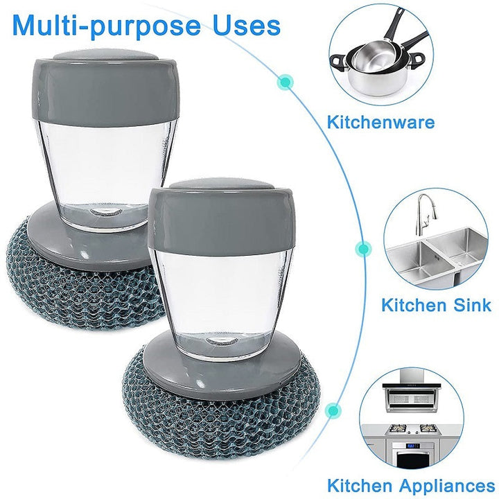 Kitchen soap dispenser with hand brush | Bowlift