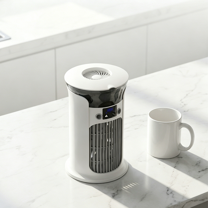3-in-1 Desktop Air Cooler Fan | Bowlift