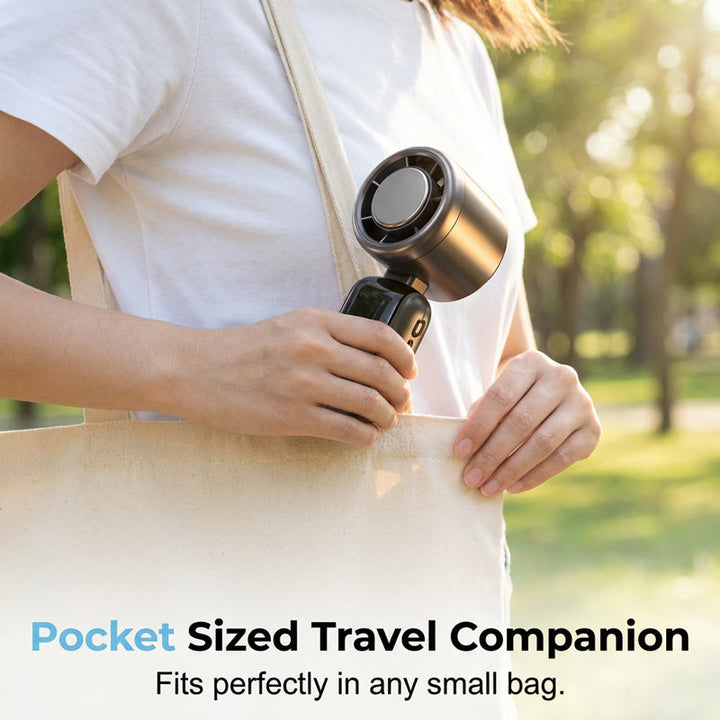 Portable High-Speed Handheld Fan with Ice Cooler | Bowlift