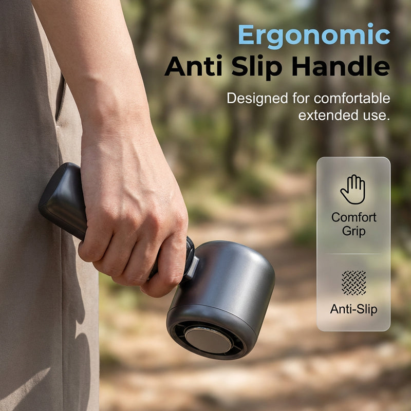 Portable High-Speed Handheld Fan with Ice Cooler | Bowlift