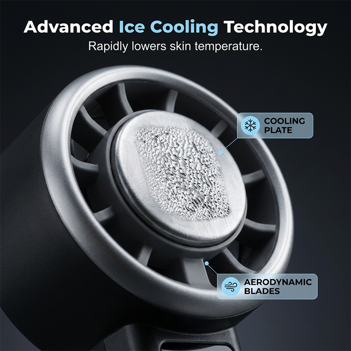 Semiconductor Cooling Handheld Fan | Bowlift