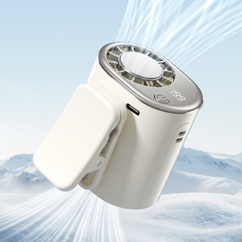 Portable Semiconductor Cooling Fan with Clip | Bowlift